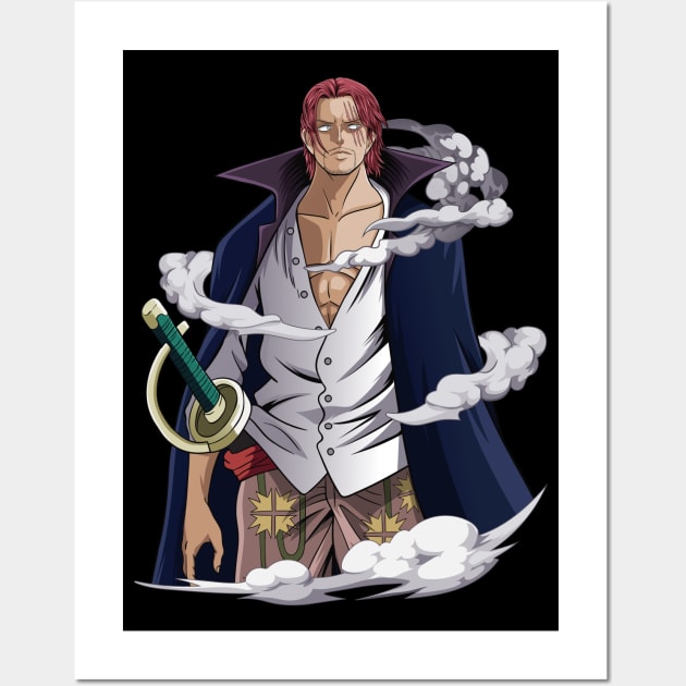 One Piece - Shanks Wall Art by mounier